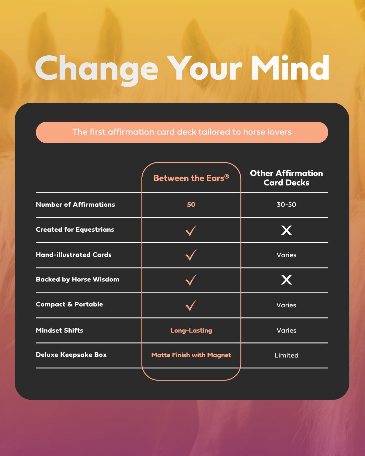 comparison chart