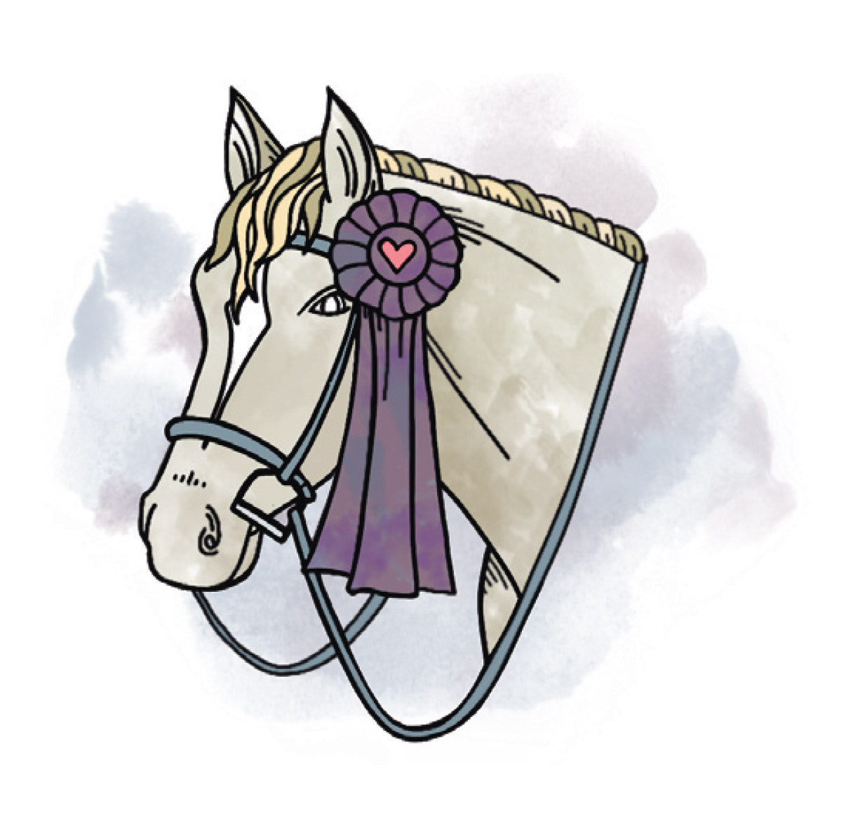 Show Horse Illustration